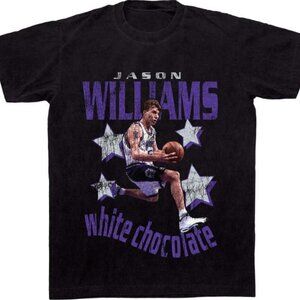 Jason Williams AKA White Chocolate Bootleg Graphic Tee Kings Shirt Uni